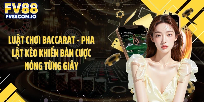 Luật Chơi Baccarat - Pha Lật Kèo Khiến Bàn Cược Nóng Từng Giây